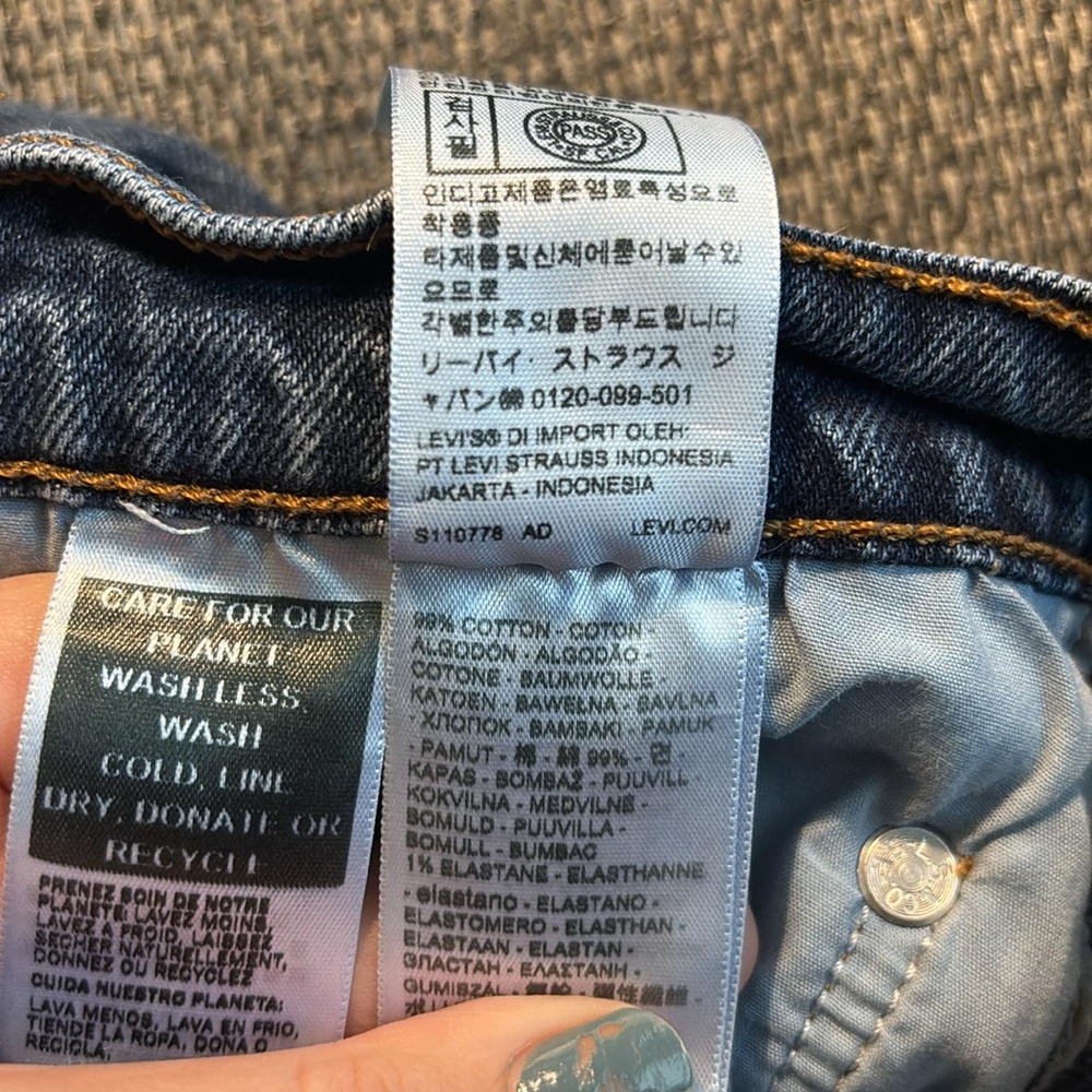 Levi’s Ribcage Straight Jean sz. 32 - Picture 5 of 7